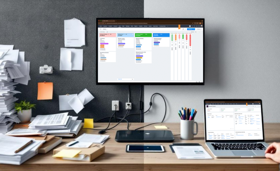 Unified business platform connecting teams, data and workflows