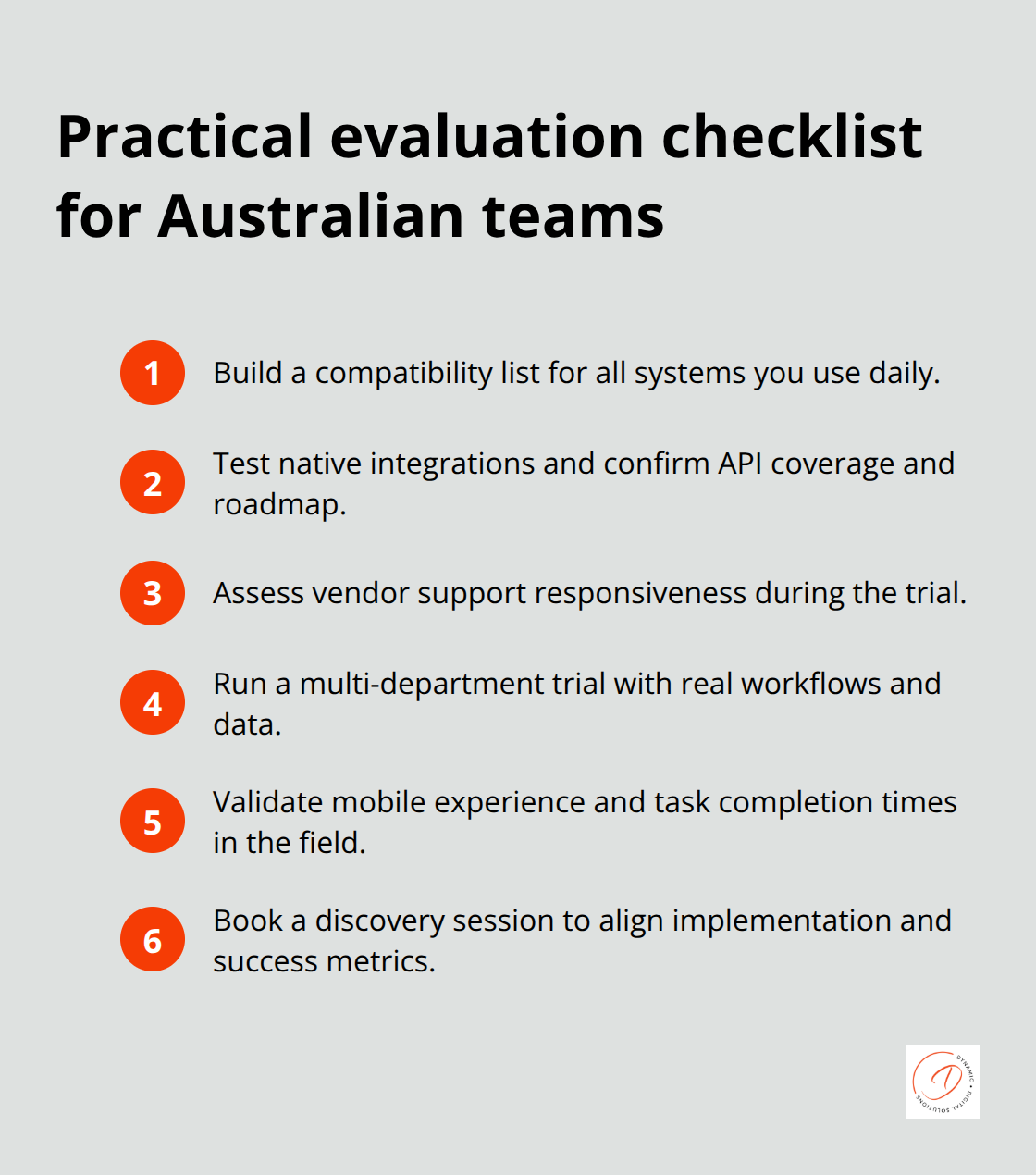 Six-step checklist to compare customer management platforms effectively