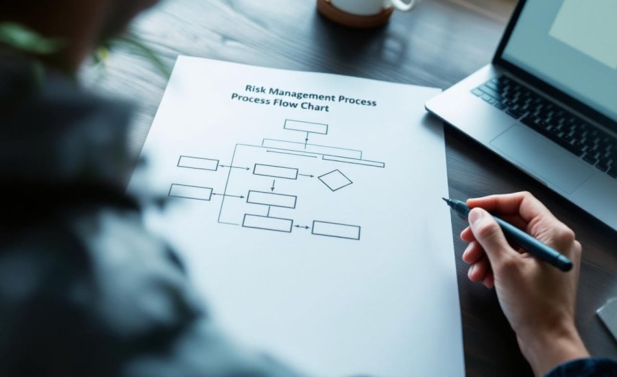 Risk Management Process Flow Chart Template Guide